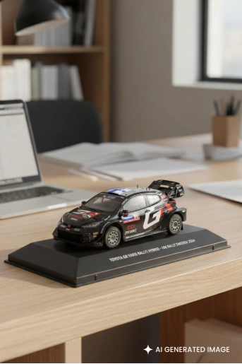 Scale model 1:43 WRC Rally Sweden - 1 (2)