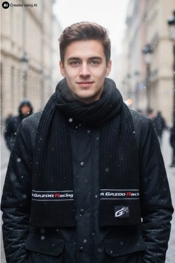 Knitted scarf - 1 (2)