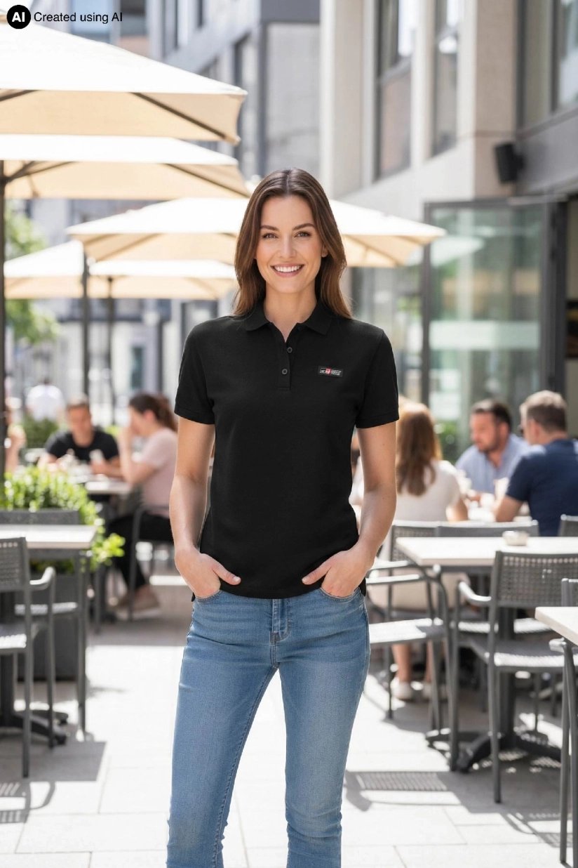 TGR MASKING POLOSHIRT WOMAN
