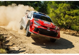 Ogier and TGR-WRT in contention after first day on Greek gravel